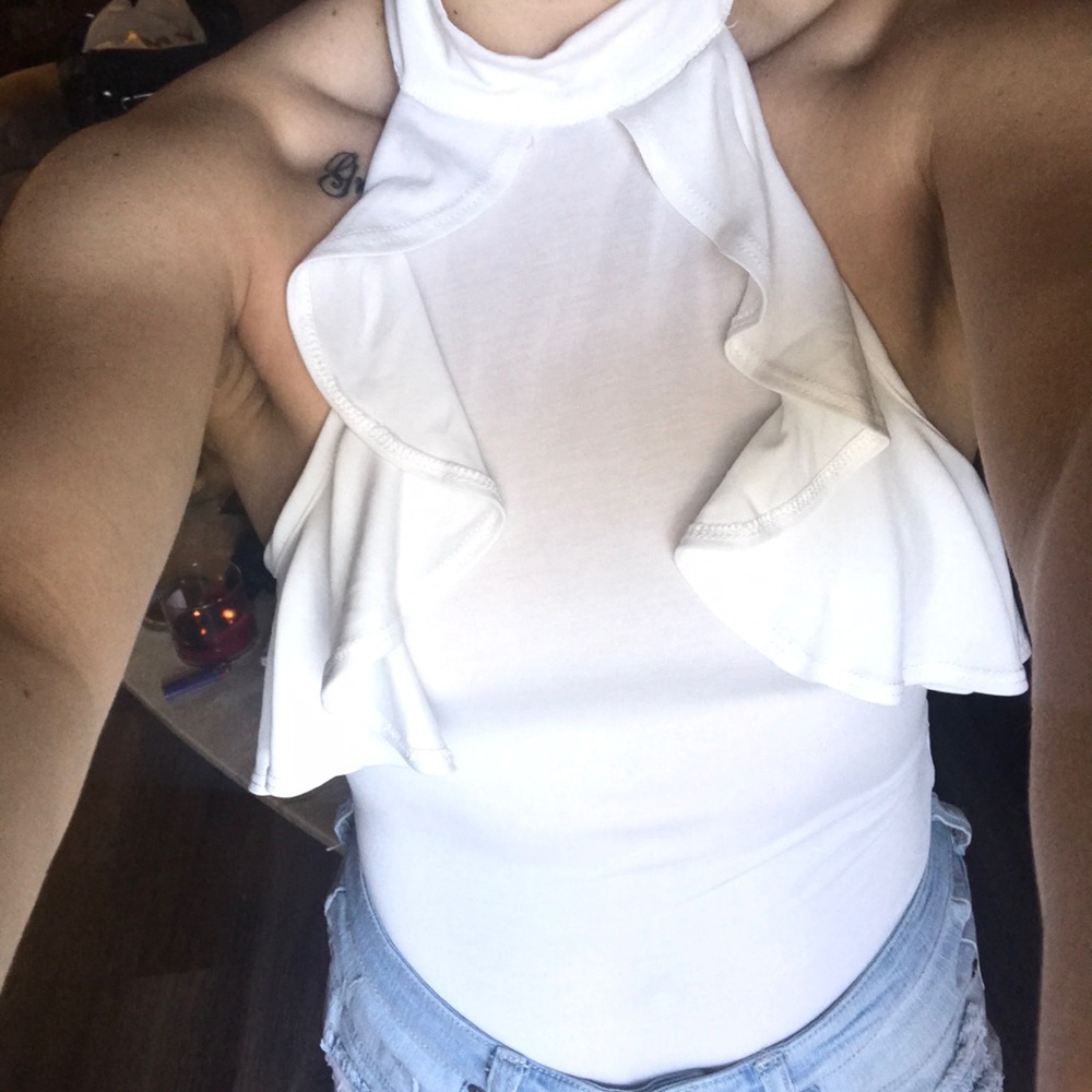 White bodysuit from forever 21